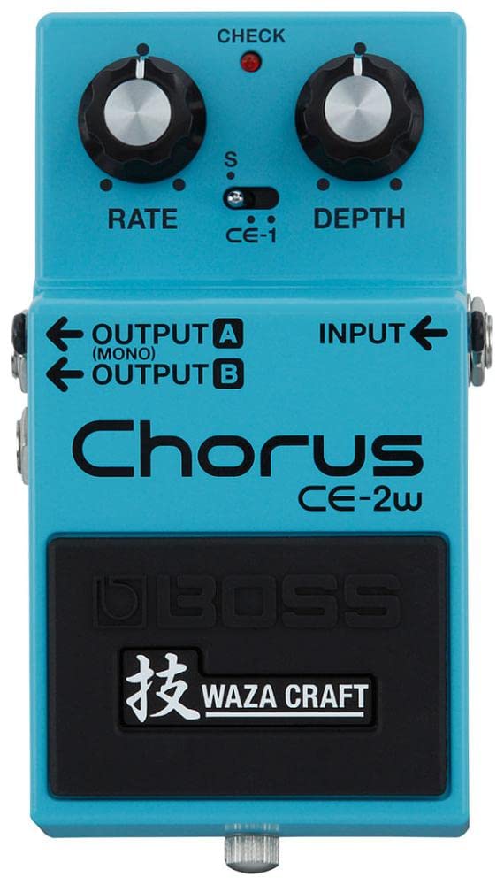 BOSS CE-2W Chorus | Premium Waza Craft Guitar Effect Pedal with Analog Circuitry | True Reproduction of the Legendary CE-2 & CE-1 Chorus Pedals | Made in Japan | 5-Year Warranty - Image 1