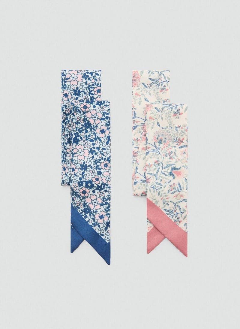 MANGO Set Of 2 Printed Scarf  - Image 1
