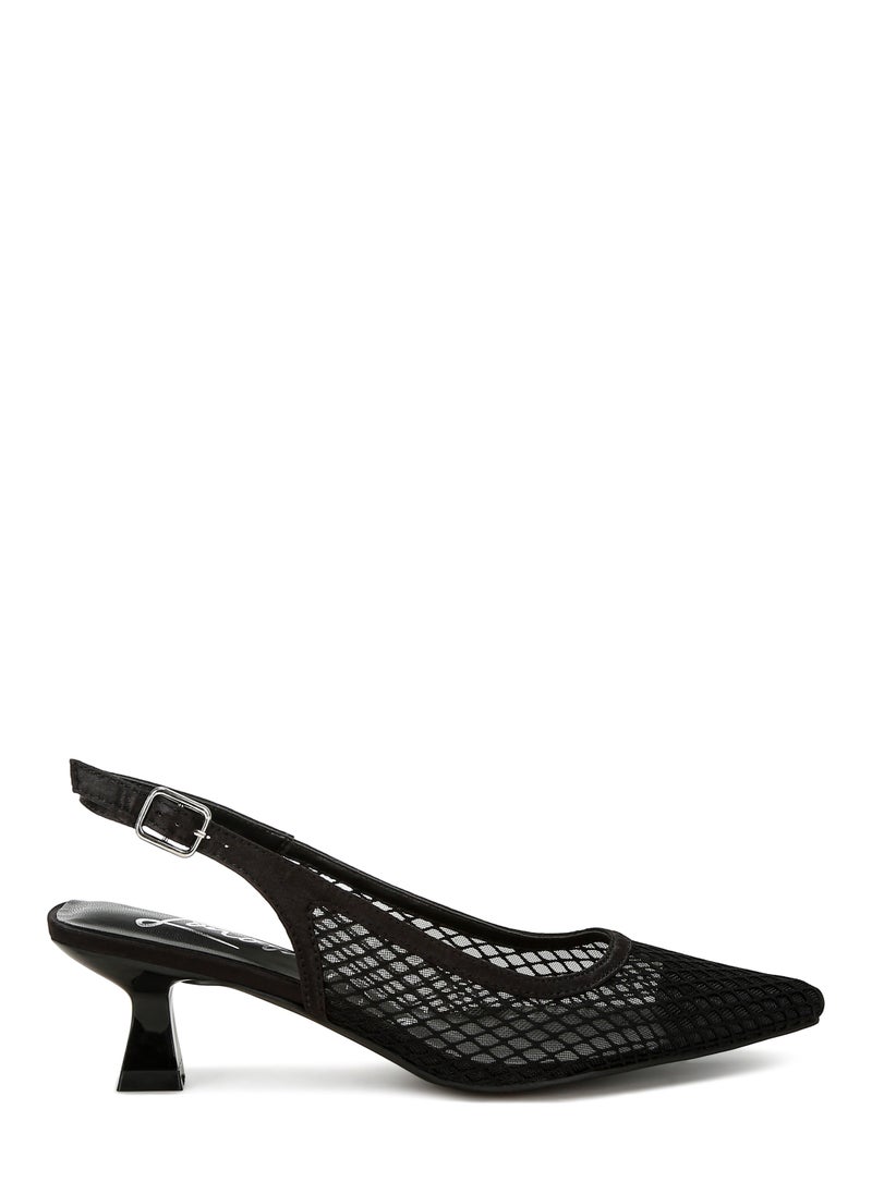 Mesh Pin Buckle Pointed Mules in Black - pzsku/ZEDC4BA67293717A11C19Z/45/_/1740380399/eaee3bd9-971f-4835-9d82-52b751c860eb