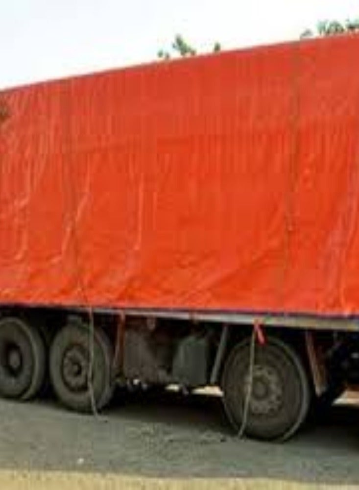 KNP Orange Rain Cover Tarpaulin Sheet (50 x 50) is a versatile and durable cover designed to provide protection against rain, dust, and other environmental elements. - Image 3