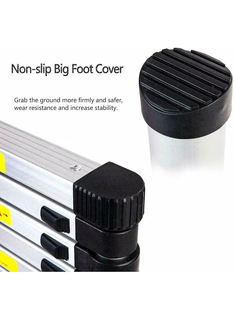 Telescopic extension ladder – original version, heavy-duty material, safe up to a maximum height of 2 meters, plus multi-purpose extension, easy to use and convenient, suitable for home and professional use. - Image 2