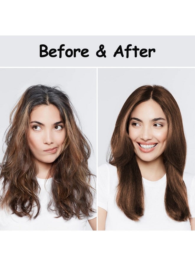 Agthyuve Light Brown Hair Dye 16.9 Fl Oz Argan Oil Light Brown Hair Shampoo 3 In 1 Hair Dye Shampoo Easy To Use Semipermanent Hair Color Shampoo (Light Brown) - Image 4