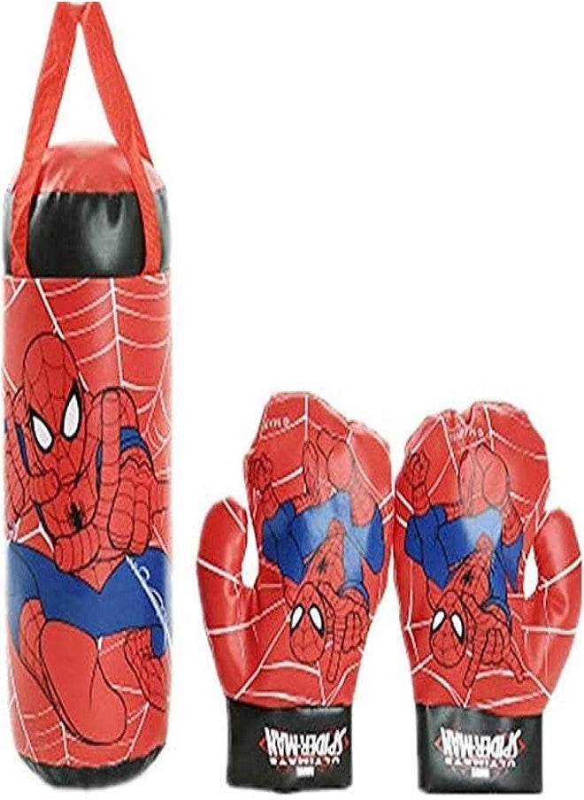 Generic Boxing Punching Bag Kit With 2 Gloves Padded For Safety (Shape May Vary)  - Image 1