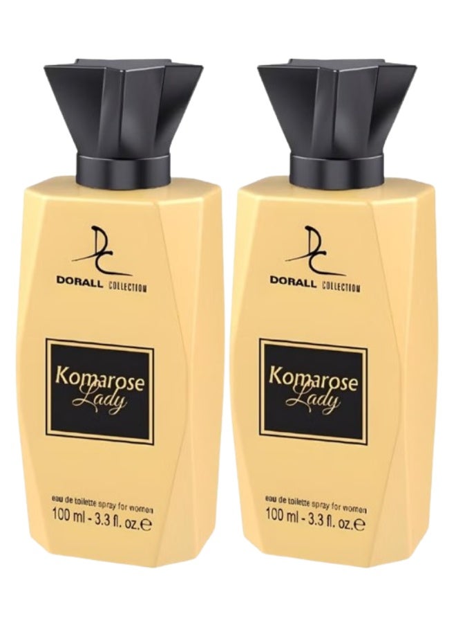 دورال كولكشن 2 قطع عطر كوماروس ليدي 100مل - Image 1