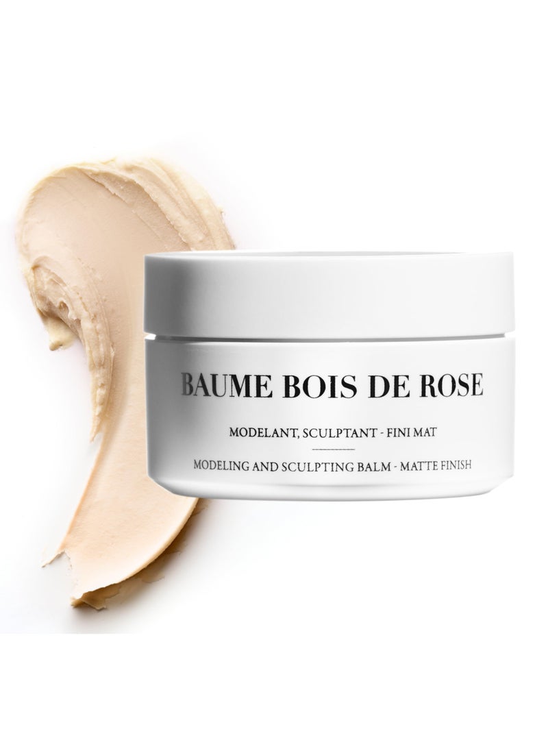 Leonor Greyl Baume Bois De Rose by Leonor Greyl Paris - Modeling and Sculpting Pomade - Hair Modeling Cream - Matte Finish Styling Pomade for All Hair Types (1.7 Oz) 