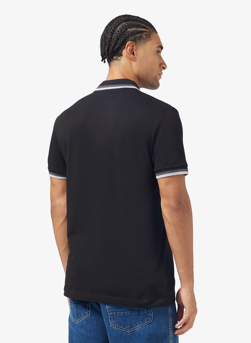 LACOSTE Regular Fit Ottoman Polo - Image 2