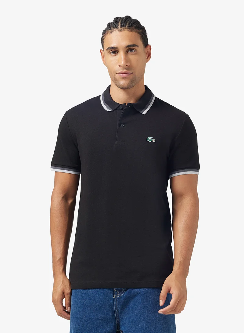 LACOSTE Regular Fit Ottoman Polo