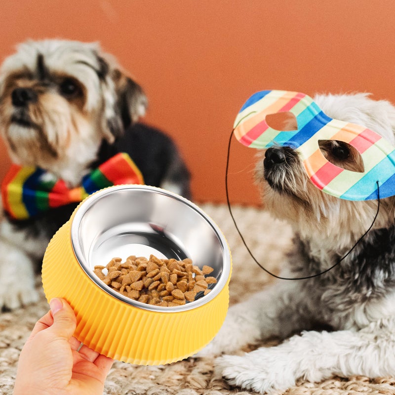 🐾 وعاء طعام للقطط والكلاب بتصميم مريح وحواف ناعمة مناسب للإطعام اليومي - Image 4