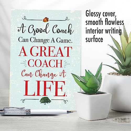 NobleWorks - 1 Coach Thank You Greeting Card - Team Sports Gratitude, School Athlete Appreciation Notecard with Envelope - Life-Changing Coach C3127TYG - Image 5