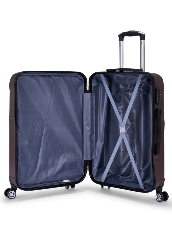 LIMRA Cabin Carry Check-In Luggage Trolley Size 20 inch Brown
