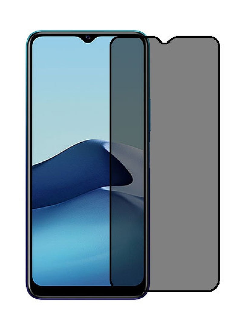 أوريجنال واقي شاشة الخصوصية لهاتف VIVO Y20 - زجاج مقسّى مضاد للكهرباء الساكنة مع خصوصية ESD، صلابة 9H، مضاد للتجسس، مقاوم للغبار، ملمس فائق النعومة - Image 1