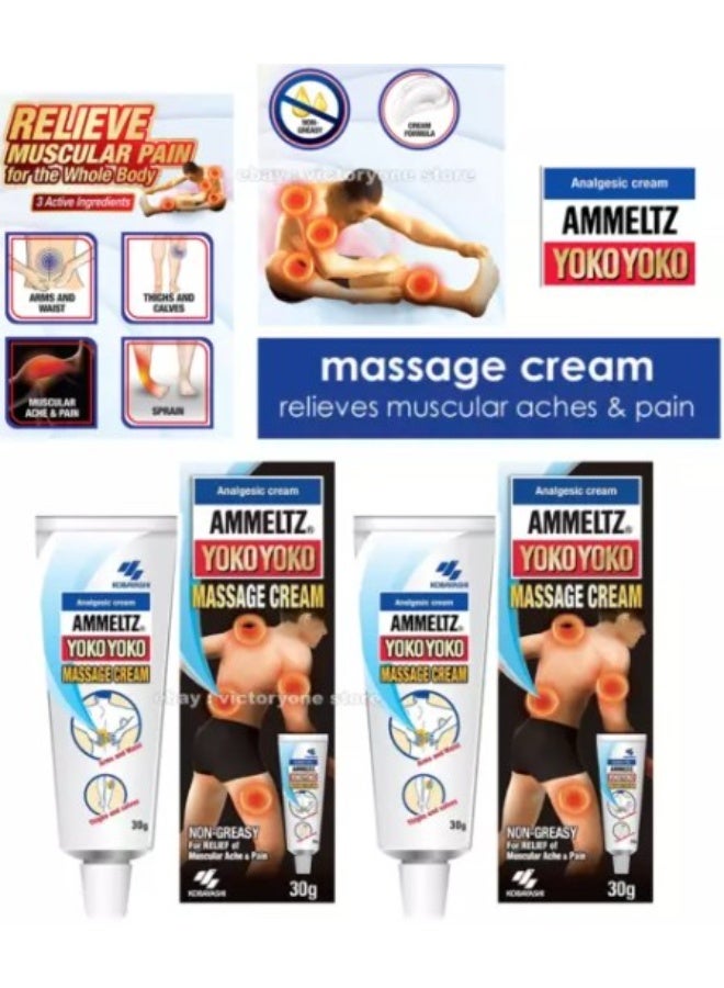 Ammeltz Yoko Yoko Analgesic Pain Relief Cream – 30g | Fast-Absorbing Soothing Care for Muscle & Joint Pain - Image 3