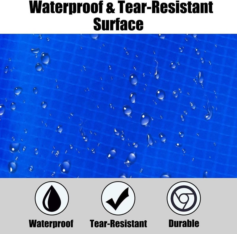 FiiMan Trampoline Replacement Pad Safety Spring Cover, No Holes for Pole, Universal Fits for 10ft 12ft 14ft Frames, Waterproof Trampoline Accessories Spring Pad - Image 5
