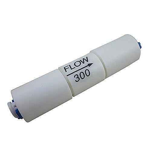 DIGITEN 50GPD Flow Restrictor 300CC 1/4" Quick Connect for RO Reverse Osmosis (pack of 2) - Image 1
