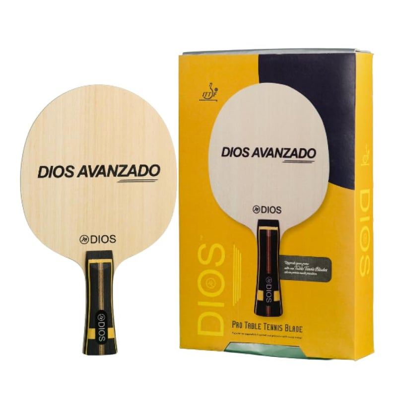 Dios AVANZADO Ebenholz ZLC Carbon Table Tennis Blade | Ebenholz Surface & Ayous Layer | High Speed, Stability & Control | 6.2mm Offensive Ping Pong Blade for Advanced Competitive Players - Image 1