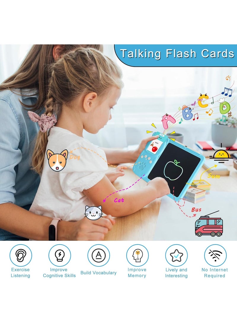 Talking Learning Tablet for Kids | Early Education Flashcard Device | 2-in-1 Drawing  Speaking Writing Board | 8.5-Inch Handwriting Pad for Interactive English Learning Toy - Image 3
