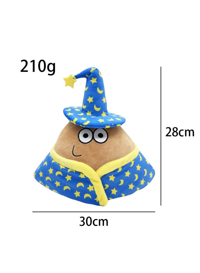دمية لطيفة لطيفة على شكل دمية My Pet Alien Pou من القطيفة الطرفية - المواصفات: قبعة على شكل نجمة - Image 1