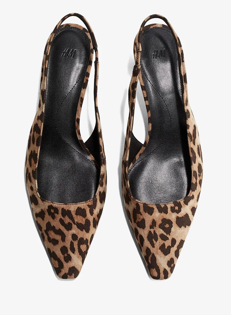 H&M Pointed slingbacks