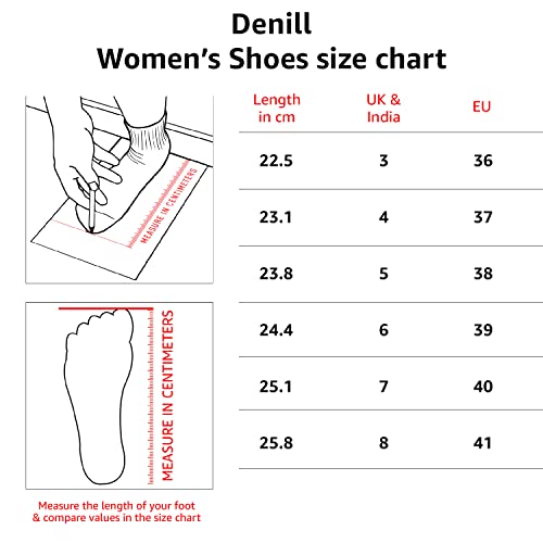 Denill Women Sports LACE UP Shoes (Pink) UK- 7 - Image 3