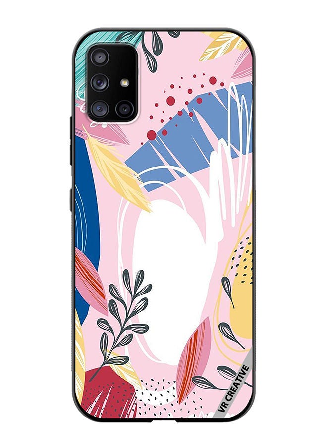 VR CREATIVE Protective Case Cover For Samsung Galaxy A51 5G Flower Design Multicolour - Image 1