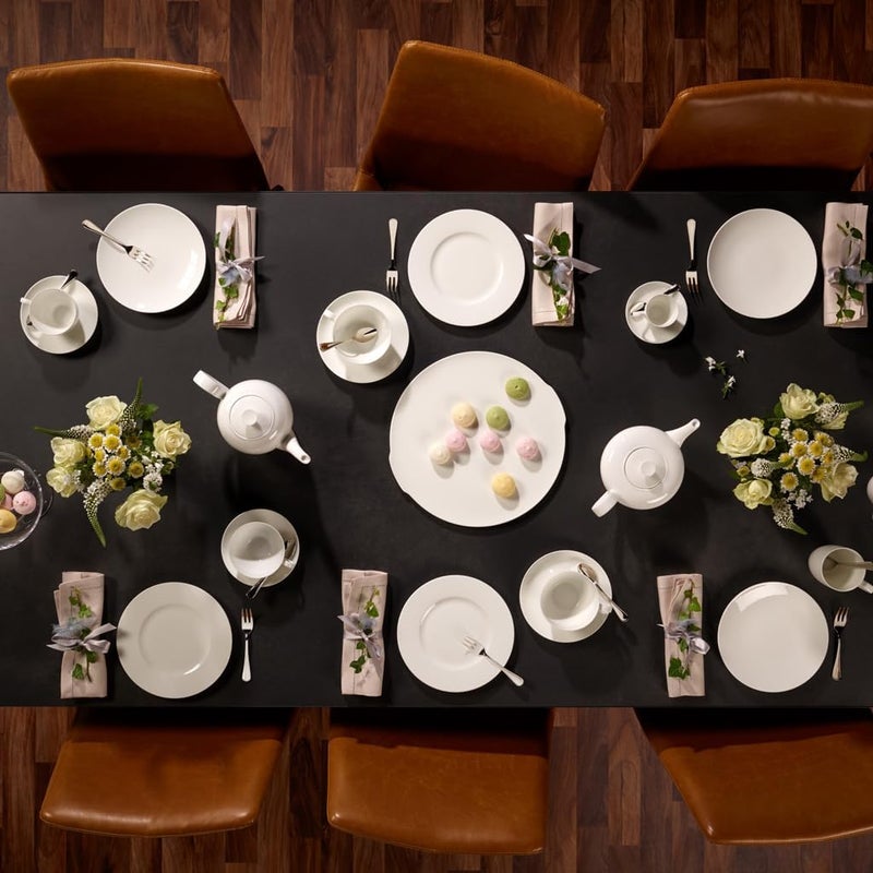 Villeroy & Boch Villeroy  Boch Signature Collection Anmut Salad Plate Premium Bone Porcelain Made in Germany 875 in White  - Image 5
