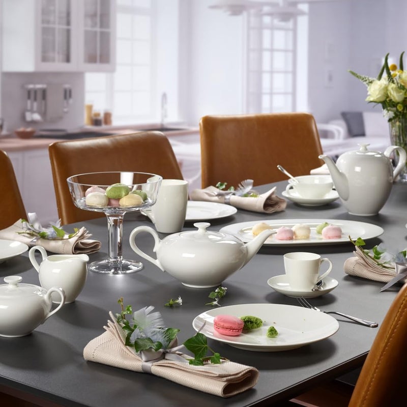 Villeroy & Boch Villeroy  Boch Signature Collection Anmut Salad Plate Premium Bone Porcelain Made in Germany 875 in White  - Image 3