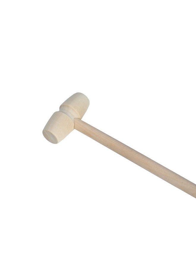 TDOCK 24 Pieces Mini Wooden Hammers Natural Wood Mallets Gavel Toy for Kids - Image 3