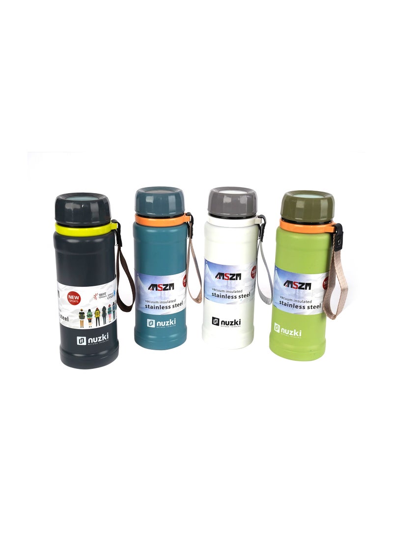 Nuzki Steel Vacuum Insulated Flask, Leak-proof, BPA-free Double Walled ,800 ml - Image 2