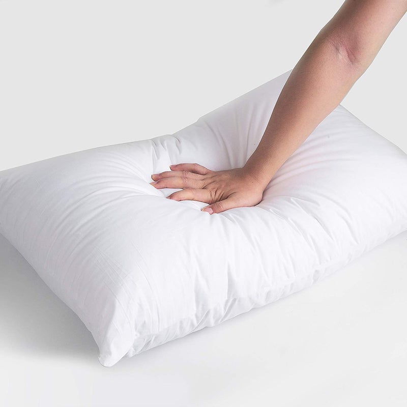 Softy Microfiber Super Soft and Comfortable Antibacterial & Anti-mite, Pillow for Sleeping, Neck, Back and Cervical Pain (White, Weight 600G, 17 x 27 Inch), Set of 2 - Image 4