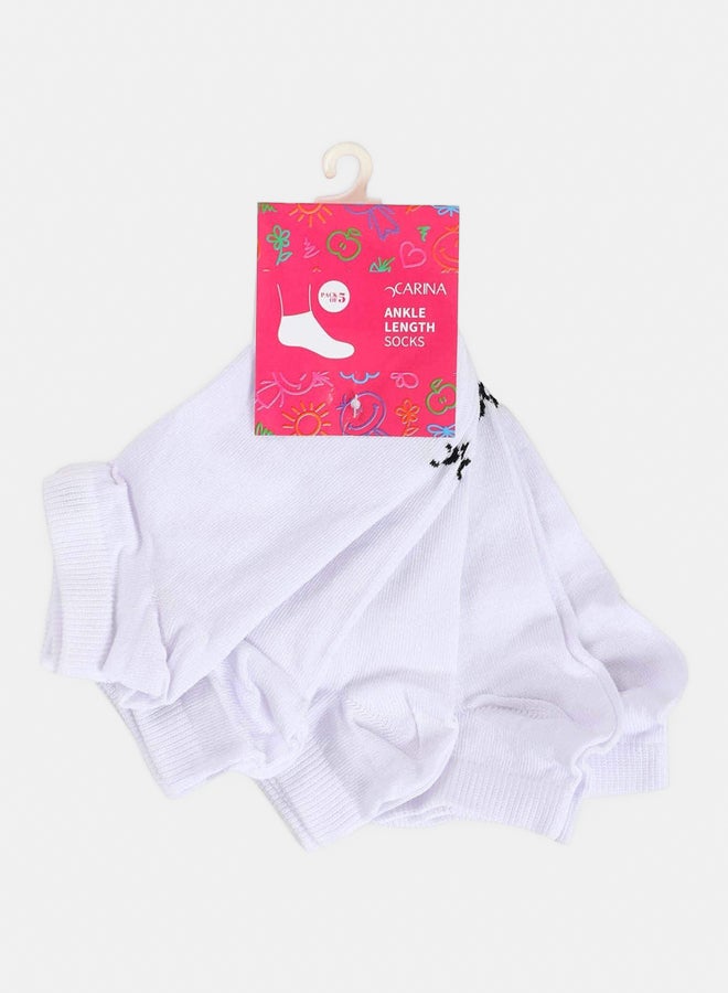 Carina Girly Ankle Length Socks - 5 Pairs - Image 1