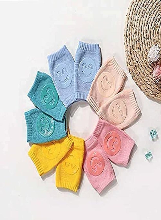 HOME STUFFS Baby Knee Pads for Crawling, Toddlers, Infant, Girl, Elbow Safety Protector, Soft Cotton Breathable Comfortable and Support Protector Kneecap for Kids (Multi-Color) - Image 2