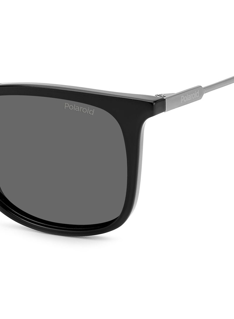 Polaroid Men's UV Protection Rectangular Sunglasses - Pld 4145/S/X Black 55 - Lens Size: 55 Mm - Image 5