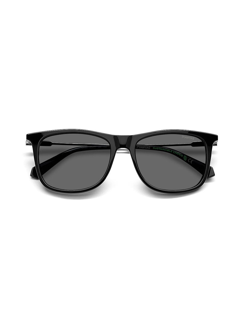 Polaroid Men's UV Protection Rectangular Sunglasses - Pld 4145/S/X Black 55 - Lens Size: 55 Mm - Image 4