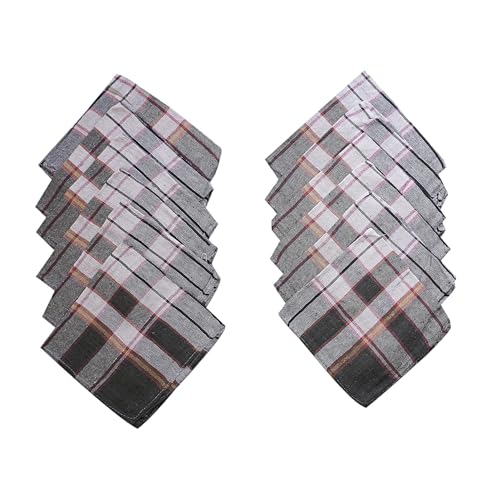 QUALCOSA KITCHEN Cleaning Machine Washable Multipurpose Cotton Checked Kitchen Towels (Multicolour, 18x18 Inch, Pack of 12 Pcs, 300 Gsm) - Image 2