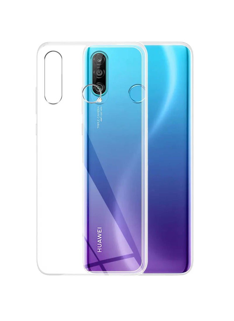 Generic جراب خلفي شفاف مقاوم للصدمات من السيليكون لهاتف Huawei P30 Lite  - Image 2
