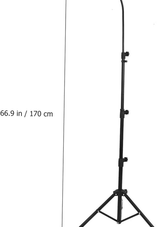Heavy Duty Adjustable Floor Microphone Stand With Clamp And Carrying Bag For Singing Recording - Image 5