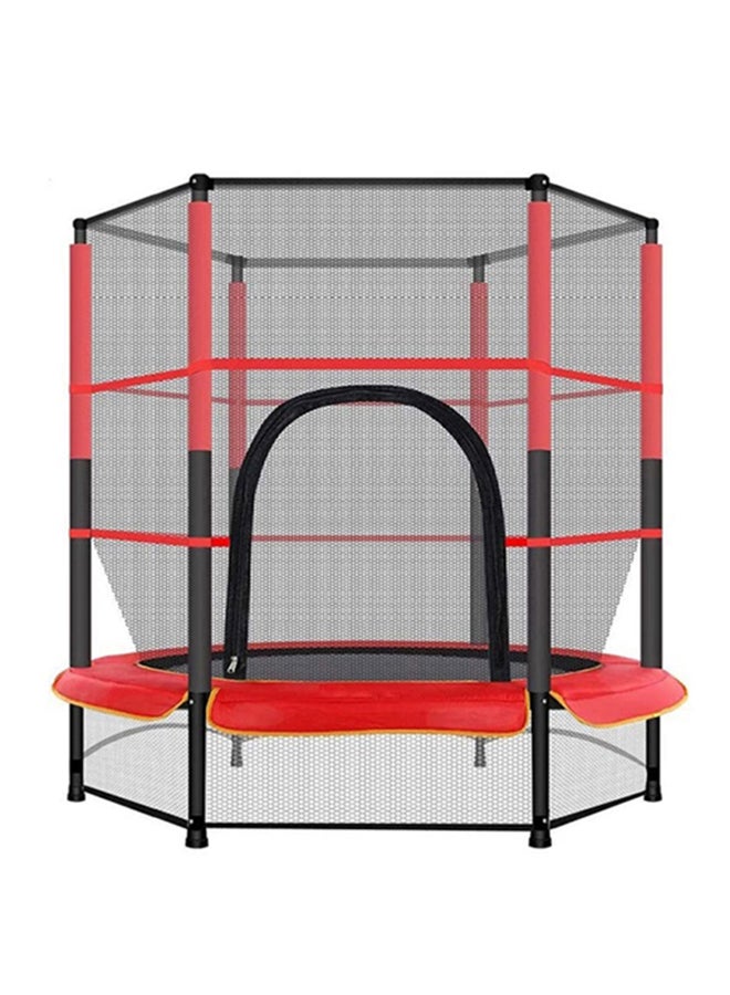XIANGYU 5.5ft Children's Indoor Home Trampoline Bouncing Bed With Guard Net - Image 1