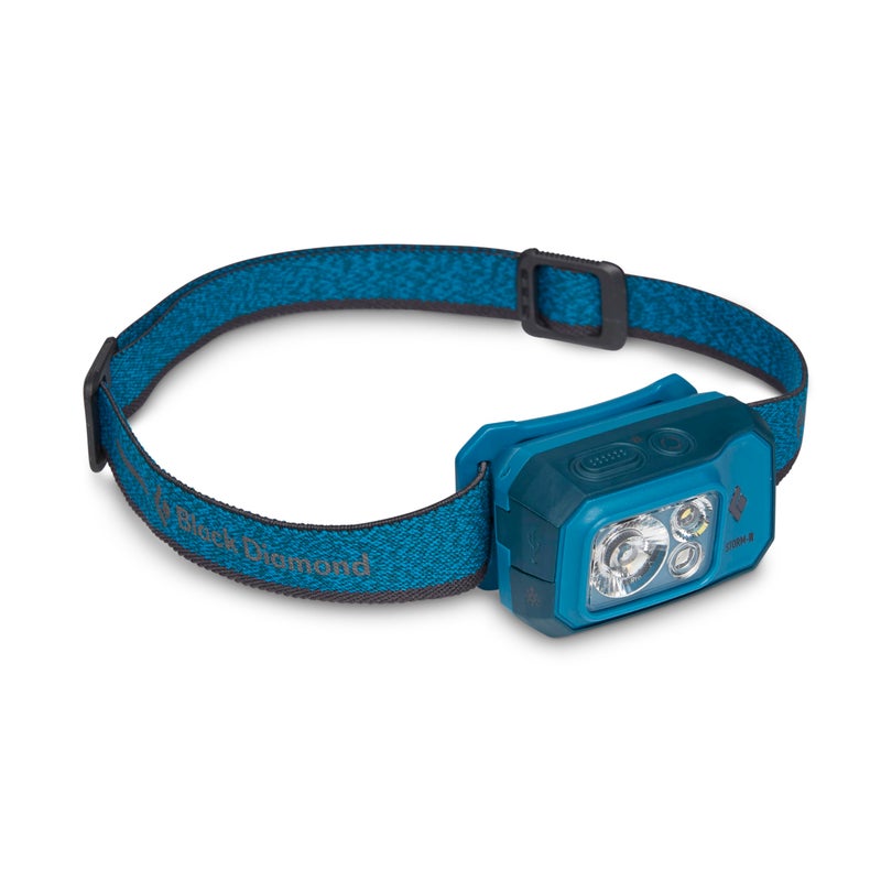 BLACK DIAMOND Storm 500-R Rechargeable Headlamp | 500 Lumens Brightness | Waterproof & Micro-USB Charging | Azul - Image 1
