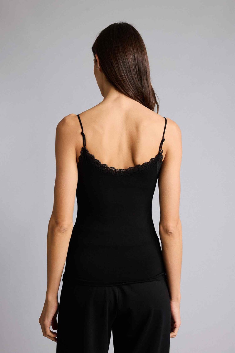 DeFacto Black Woman Regular Fit Cotton Tank Top Casual - Image 5
