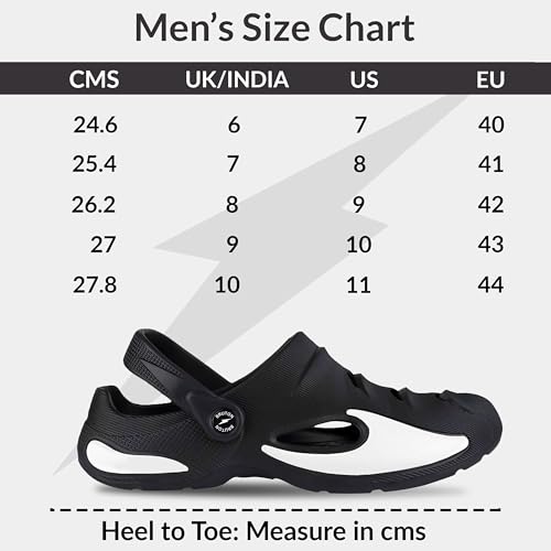 BRUTON Stylish Casual Clogs for Men | Outdoor Sandals | Comfortable Sandal for Daily Outdoor Use- UK 8 - Image 4