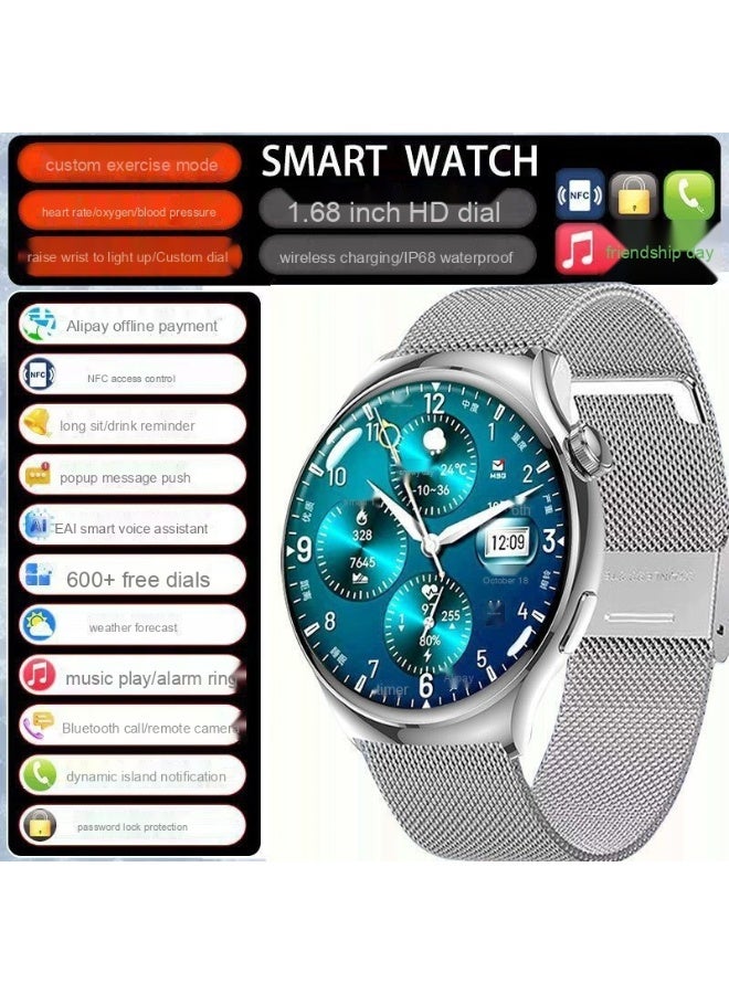 ساعة ذكية مزودة بتكنولوجيا متطورة، Iwatch، سوار رياضي متعدد الوظائف، مناسب للأعمال