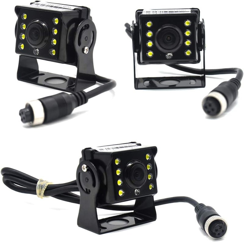 Padarsey Backup Camera System with 9'' Quad View Display and DVR Recording Function - Image 3