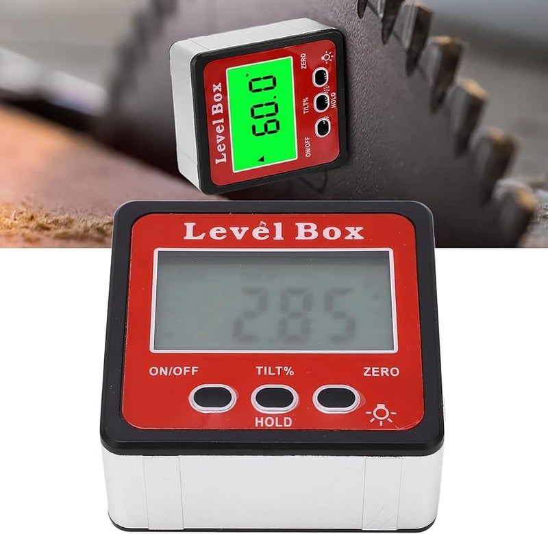 مستوى رقمي صندوقي مقياس الميل المغناطيسي منقلة لأعمال النجارة والبناء - Image 4