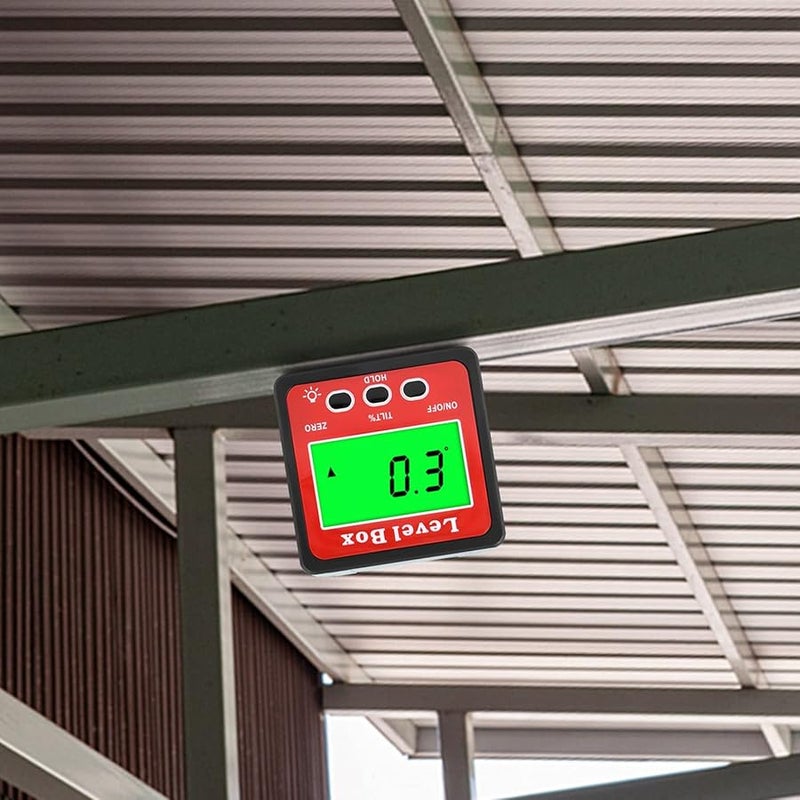 مستوى رقمي صندوقي مقياس الميل المغناطيسي منقلة لأعمال النجارة والبناء - Image 5