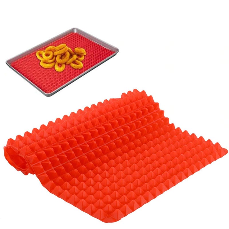 MEZON Microwave Oven Cooking Baking Mat Baking Sheet NonStick Silicone Baking Mat Multi Color - Image 1