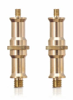 Y&D 1/4 to 3/8 inch Male Convertor Threaded Screw Tripod Adapter for Flash Holder Studio Light Stand Ball Head Wireless Receiver Trigger - 2 PCS  - Image 1
