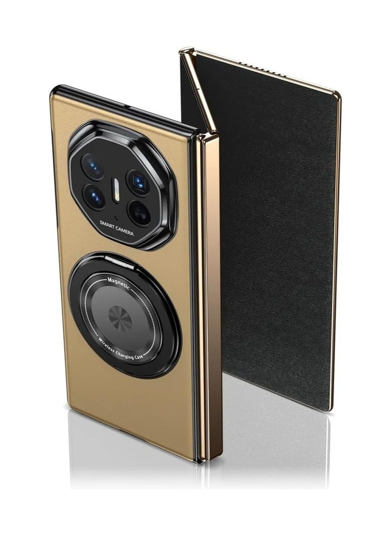 general Compatible Huawei Mate XT Ultimate Design Phone Case with Magnetic Hinge Protection, 360 Degree Rotatable Magnetic Ring Stand, Shock Resistant Thin Hard Computer Cover
