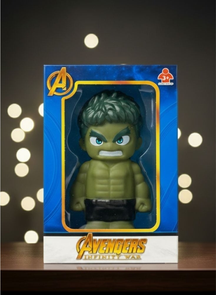 بريميم لعبة هالك بوب هيد - مجسم صغير قابل للتجميع لشخصية البطل الخارق الأخضر من أفنجرز - Image 4