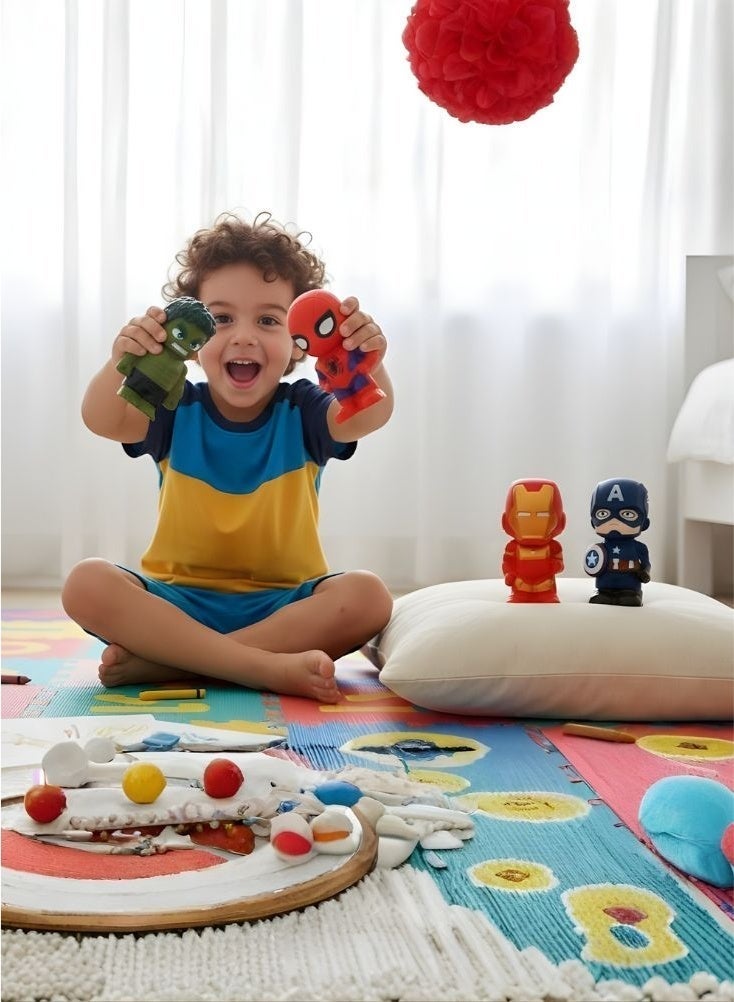 بريميم لعبة هالك بوب هيد - مجسم صغير قابل للتجميع لشخصية البطل الخارق الأخضر من أفنجرز - Image 5