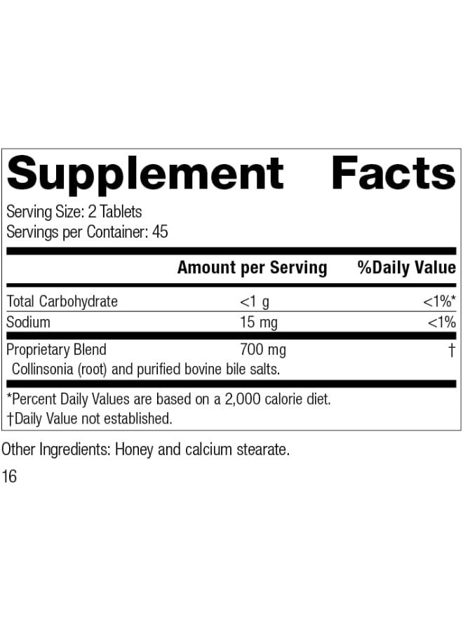Standard Process Inc. Cholacol - Gallbladder Support Supplement - Fat Digestion Supplement for Digestive Health & Bile Support - Gluten-Free, Non-Dairy & Non-Soy - 90 Tablets - Image 2